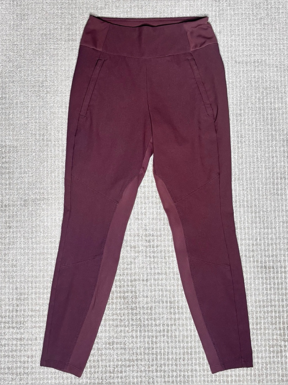 Athleta Headlands Hybrid Trek Tight Burdgundy Hiking Outdoor Gorpcore Active 6P